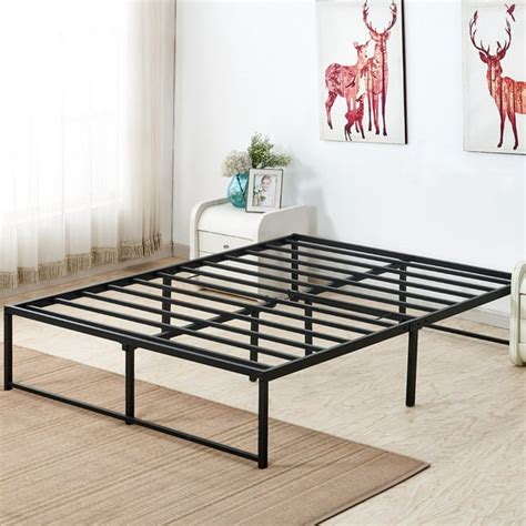 mattress on metal frame without box spring|wayfair metal bed frame full.